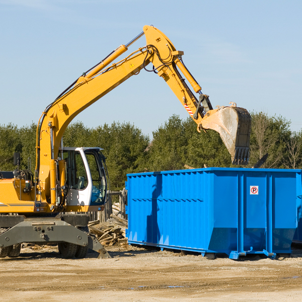 can i choose the location where the residential dumpster will be placed in Hamlin